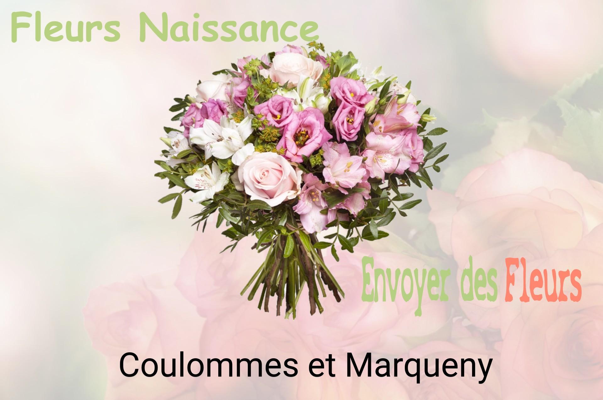 Bouquet de fleurs de naissance livré à Coulommes-et-Marqueny