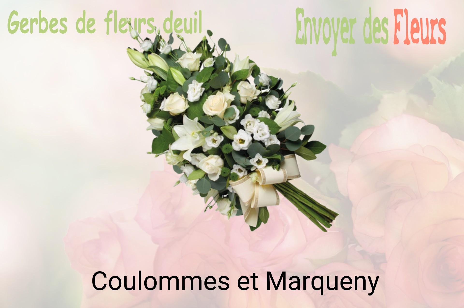 Gerbe de fleurs de deuil livrée à Coulommes-et-Marqueny
